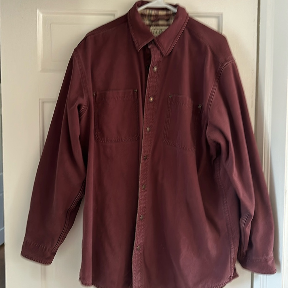 Flannel lined LL Bean Shirt